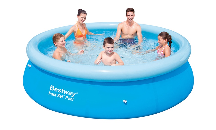 Image 5: Bestway Inflatable Family Pool