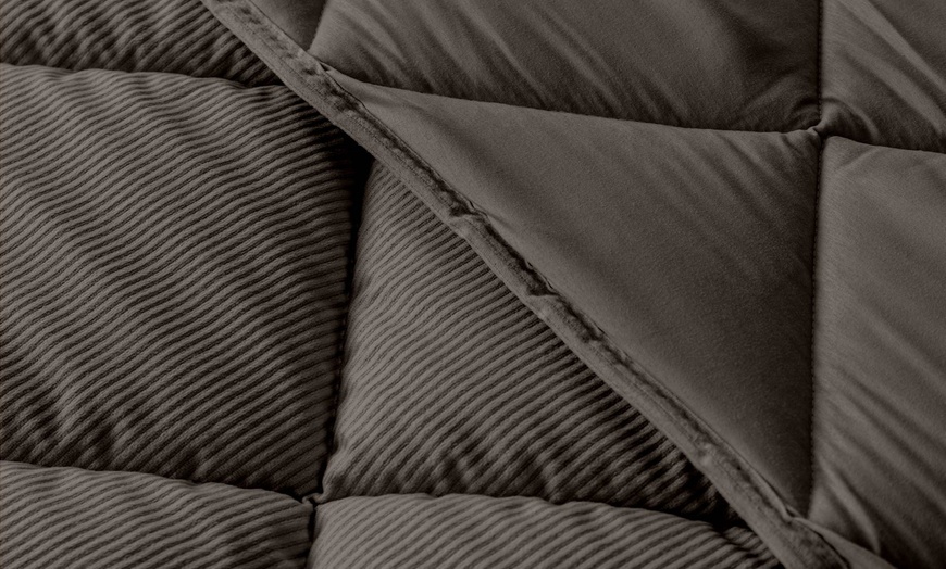 Image 15: Trapunta invernale matrimoniale in velluto