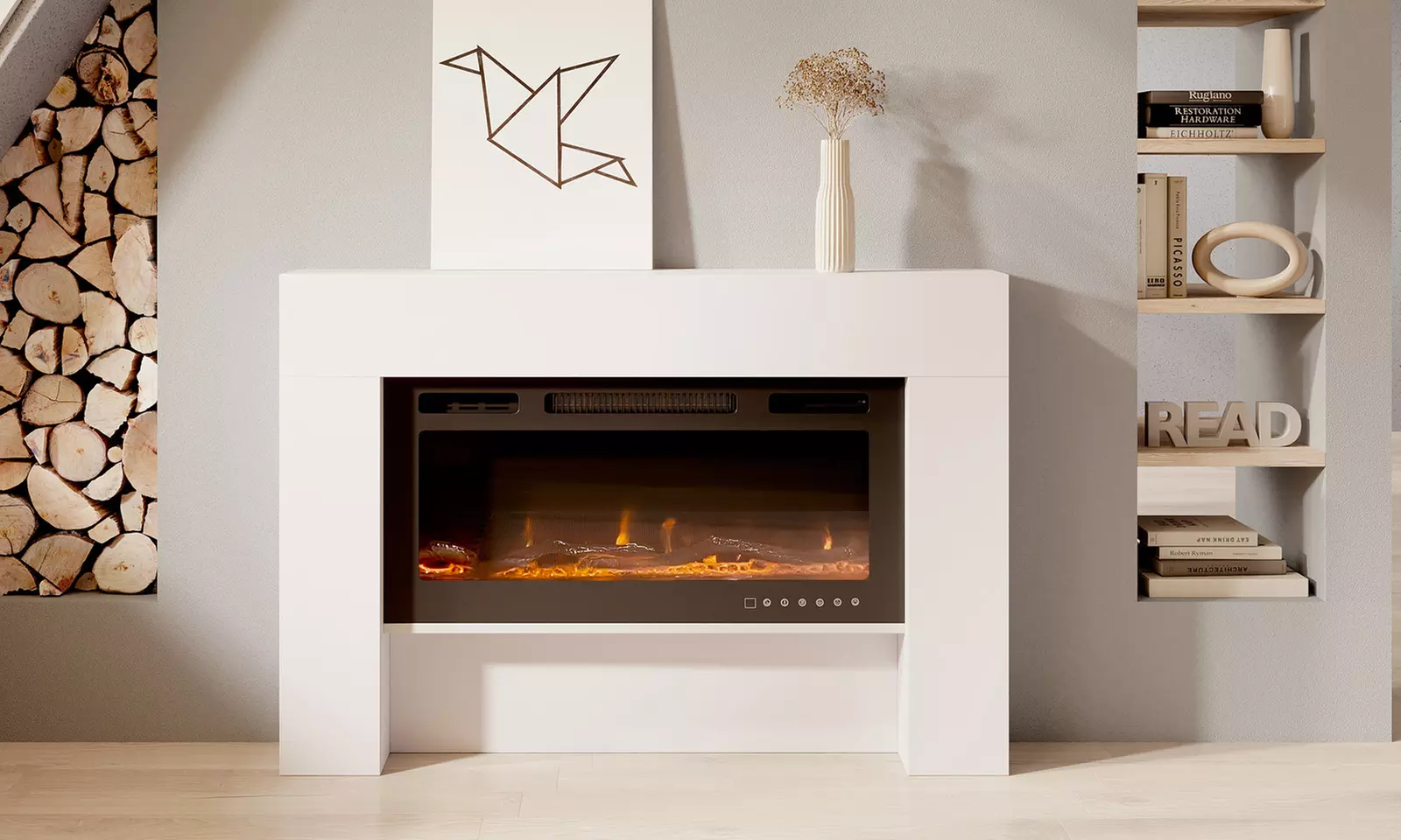 Elektrischer Wandkamin Candela