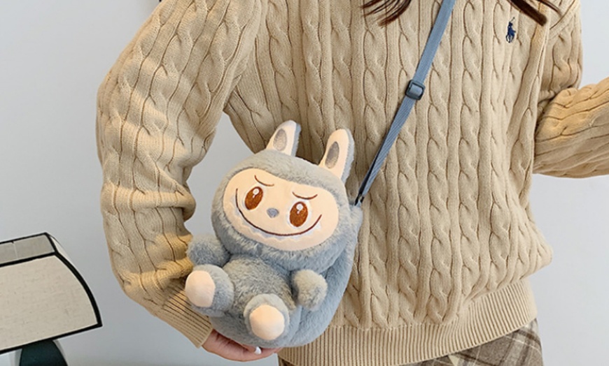 Image 12: Labubu Inspired Backpack or Crossbody Bag