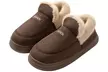Unisex Cozy House Shoes Memory Foam Bootie Slippers with Plush Lining - Second Medium
