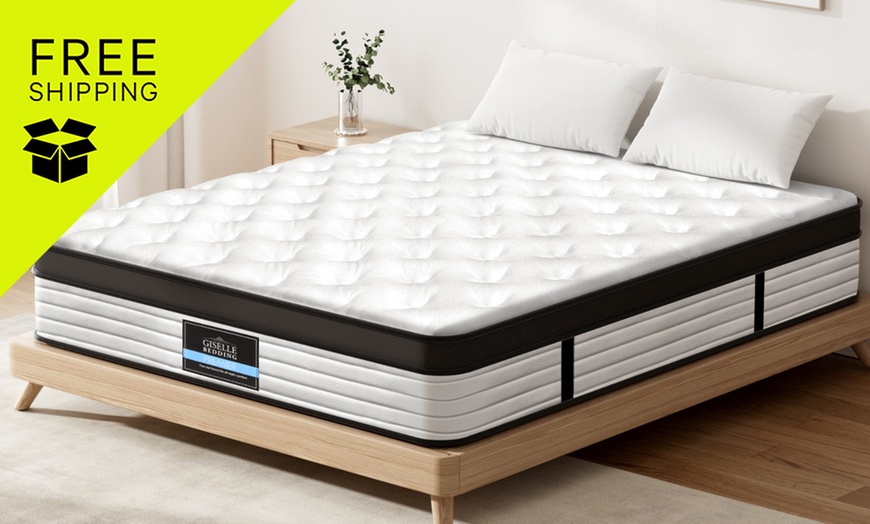 Image 1: Giselle Bedding 31cm Euro Top Mattress