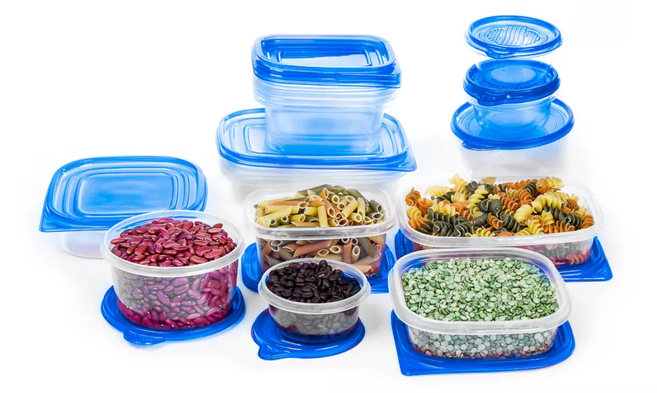 34-Piece BPA-Free Plastic Food-Storage Container Set - Primary Image