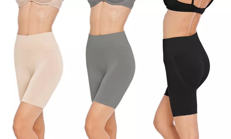 3-Pack of Women's High-Compression Long-Leg Shapers - Primary Image