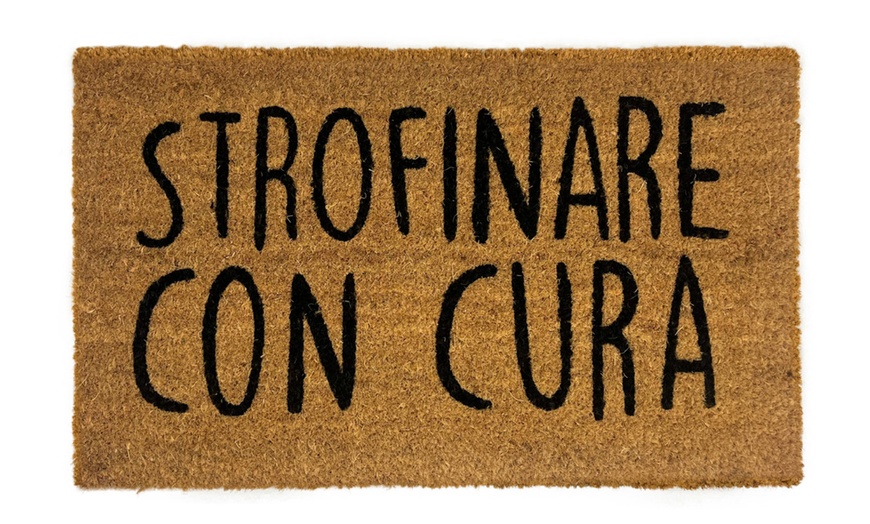 Image 6: Zerbino in cocco, con retro antiscivolo