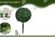 HOMCOM Artificial Boxwood Topiary Trees - Image 4