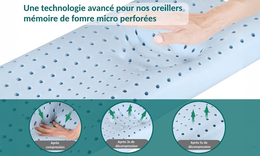 Image 6: Traversin à mémoire de forme, Sampur