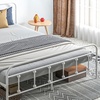 Image 20: HomCom Metal Bed Frames in Various Sizes and Colours