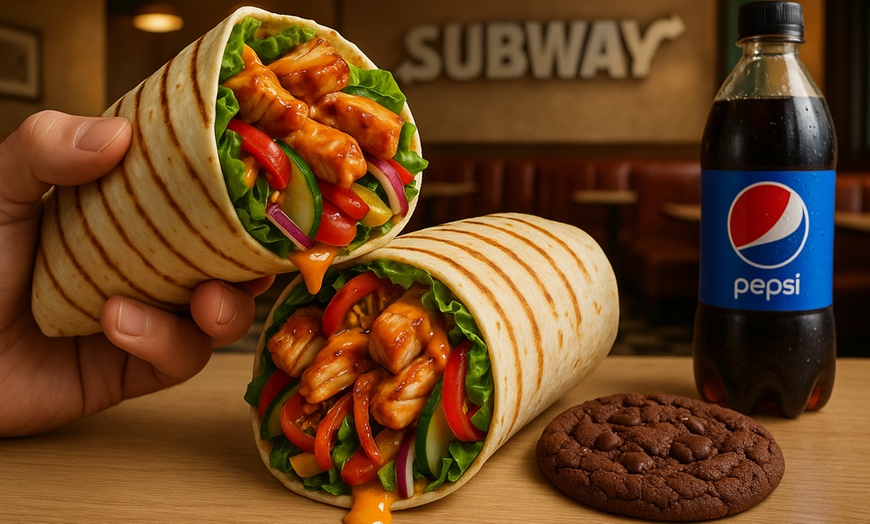 Image 1: Wrap, Cookie & Getränk für 1-4 Personen bei Subway Köln Friesenstraße