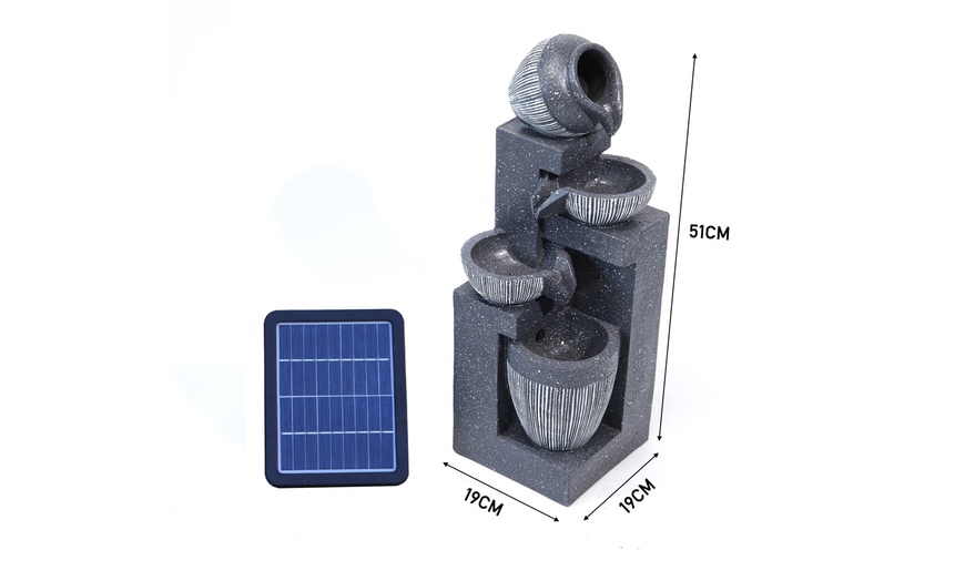 Image 10: Outdoor LED Rockery Water Feature with 4 Styles