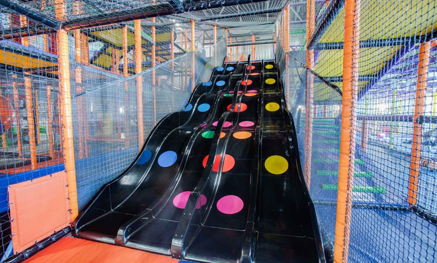 Image 4: Indoor Play Adventure with Slides & Arcade Fun for Adults and Children
