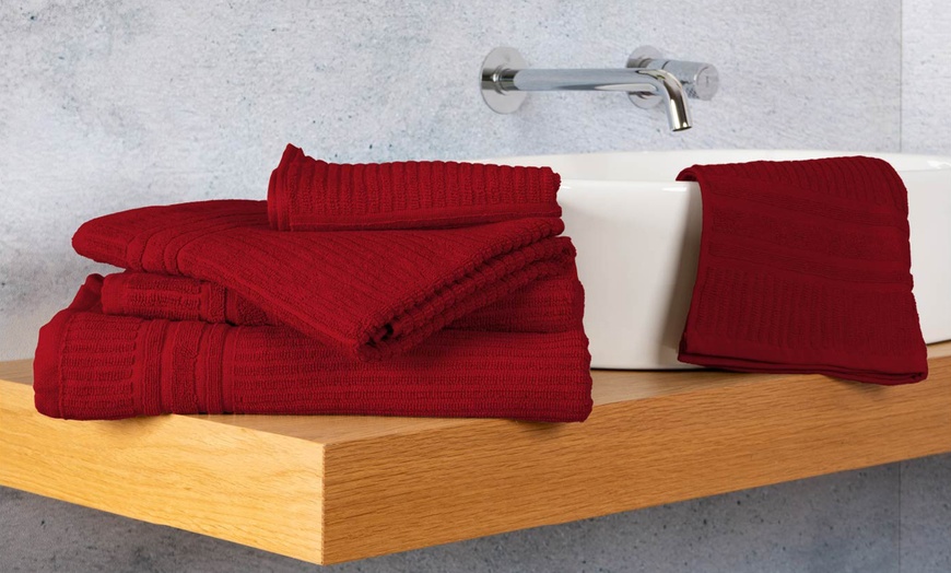 Image 6: Ensemble de 5 serviettes en coton