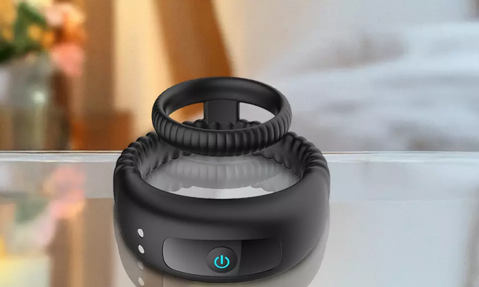 Rechargeable Silicone Vibrating C-Ring Delay Vibrator