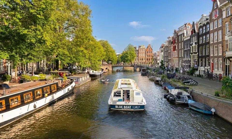 75 minuten durende rondvaart door de Amsterdamse grachten