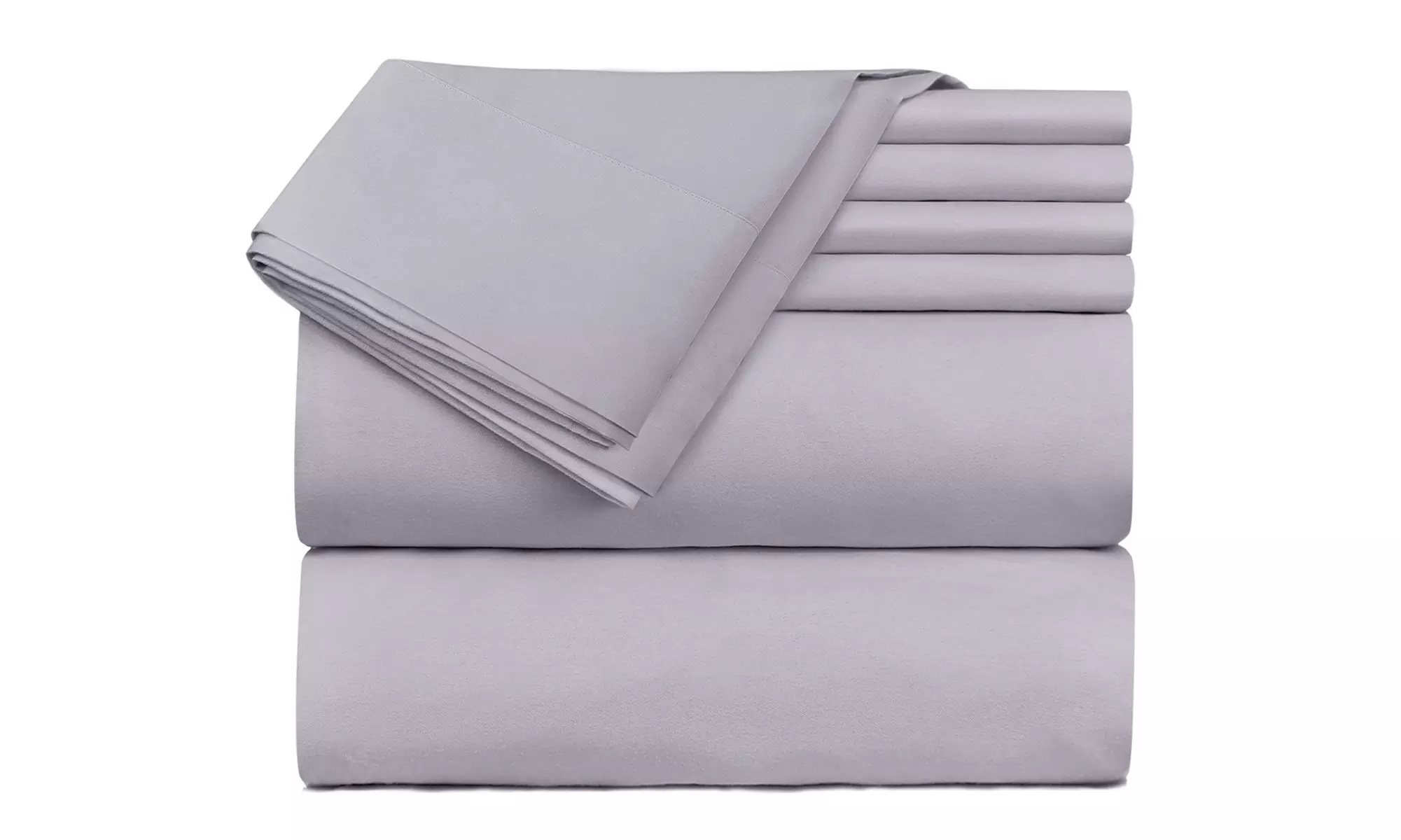 Nestl 7 Piece Split King Bed Sheet Set - Extra Deep Pocket Split King Sheet Set