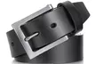 Mio Marino Men's Genuine Leather Belt, Classic Jean Style, 1.5" Width - Second Medium