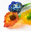 Image 3: Make Your Own Glass Flower (1 or 2) & Optional 3 Flower Bouquet 