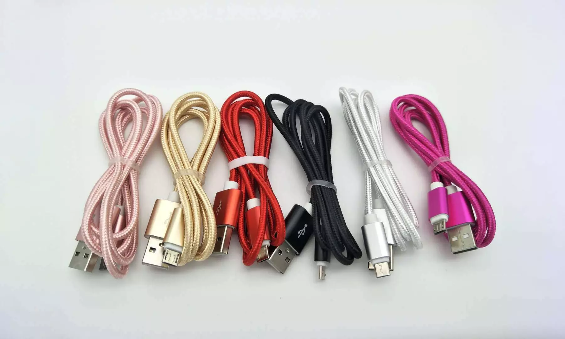 6FT USB Micro USB Data Sync Charger Cord Charging Cable Tablet Phones - Primary Image