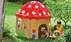 Kids' Mushroom Cottage Play Tent
