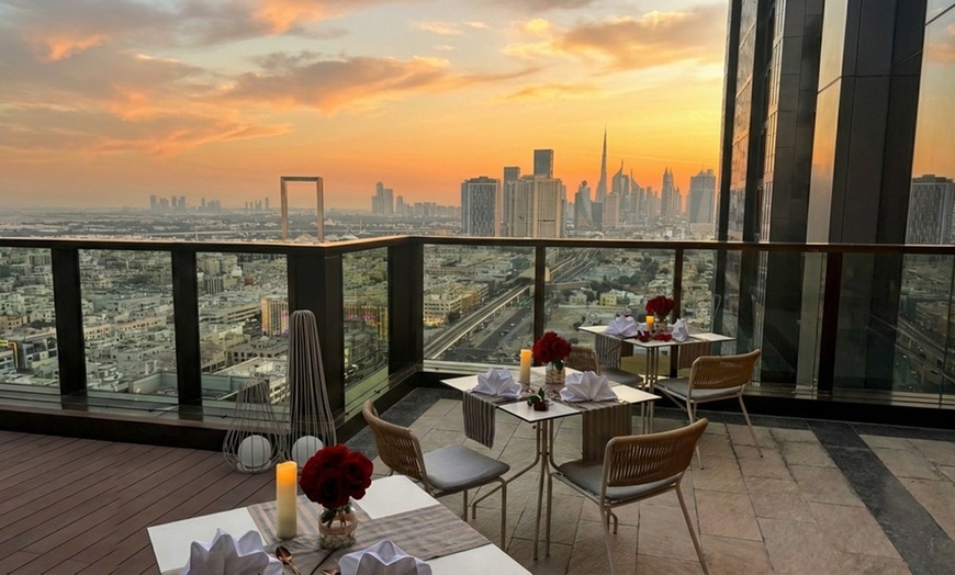 Image 2: 5* Valentine’s 4-course Romantic Dinner with Private Cabana or Table