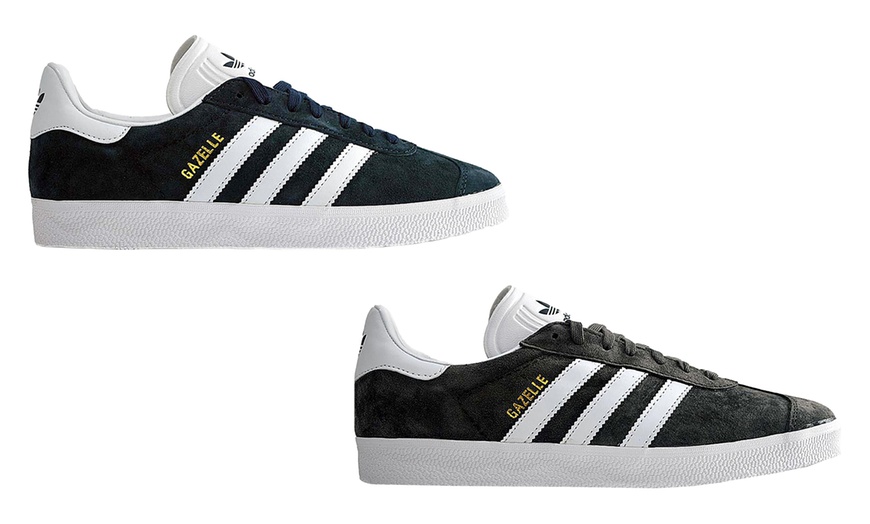 Image 1: Adidas Men's Gazelle Suede Trainers