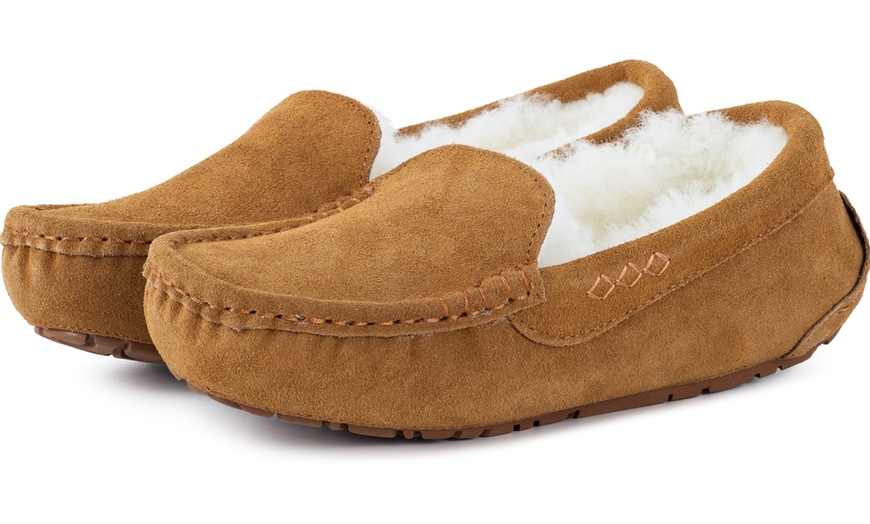 Image 6: Redfoot Women's Sheepskin Slippers