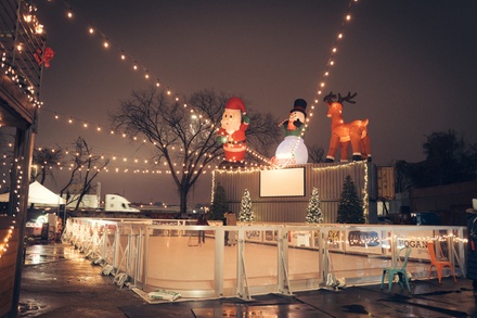 Ice Skating Pass for 2 (includes Skates) - Conex RVA - Outdoor Venue & Beer Garden