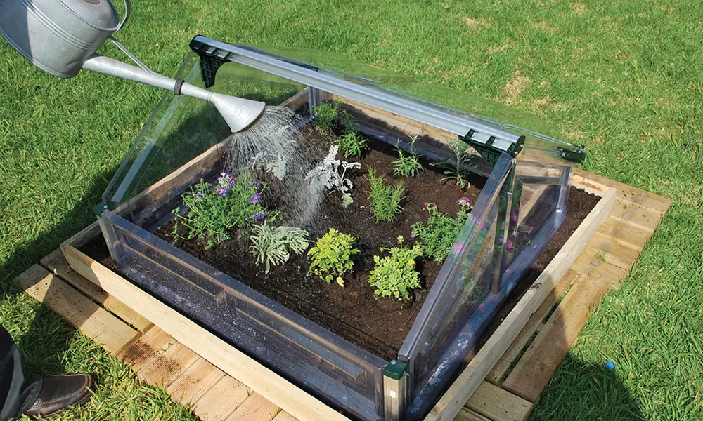 Palram Cold Frame Double 3'x3' Greenhouse - Second Medium