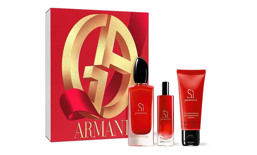 Image 3: Estuche de regalo con fragancia EDP, formato mini y crema, de Armani