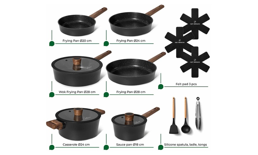 Image 18: Batterie de cuisine avec 15 pièces antiadhésives
