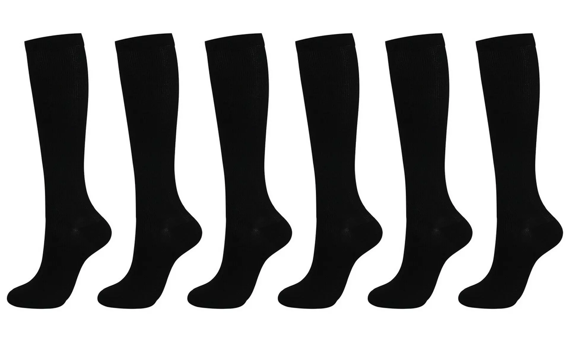 1x oder 3x Paar Unisex Kompressionsstrümpfe