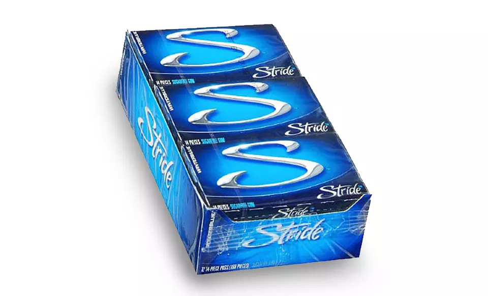 12-Pack of Stride 2.0 Winterblue Gum - Primary Image