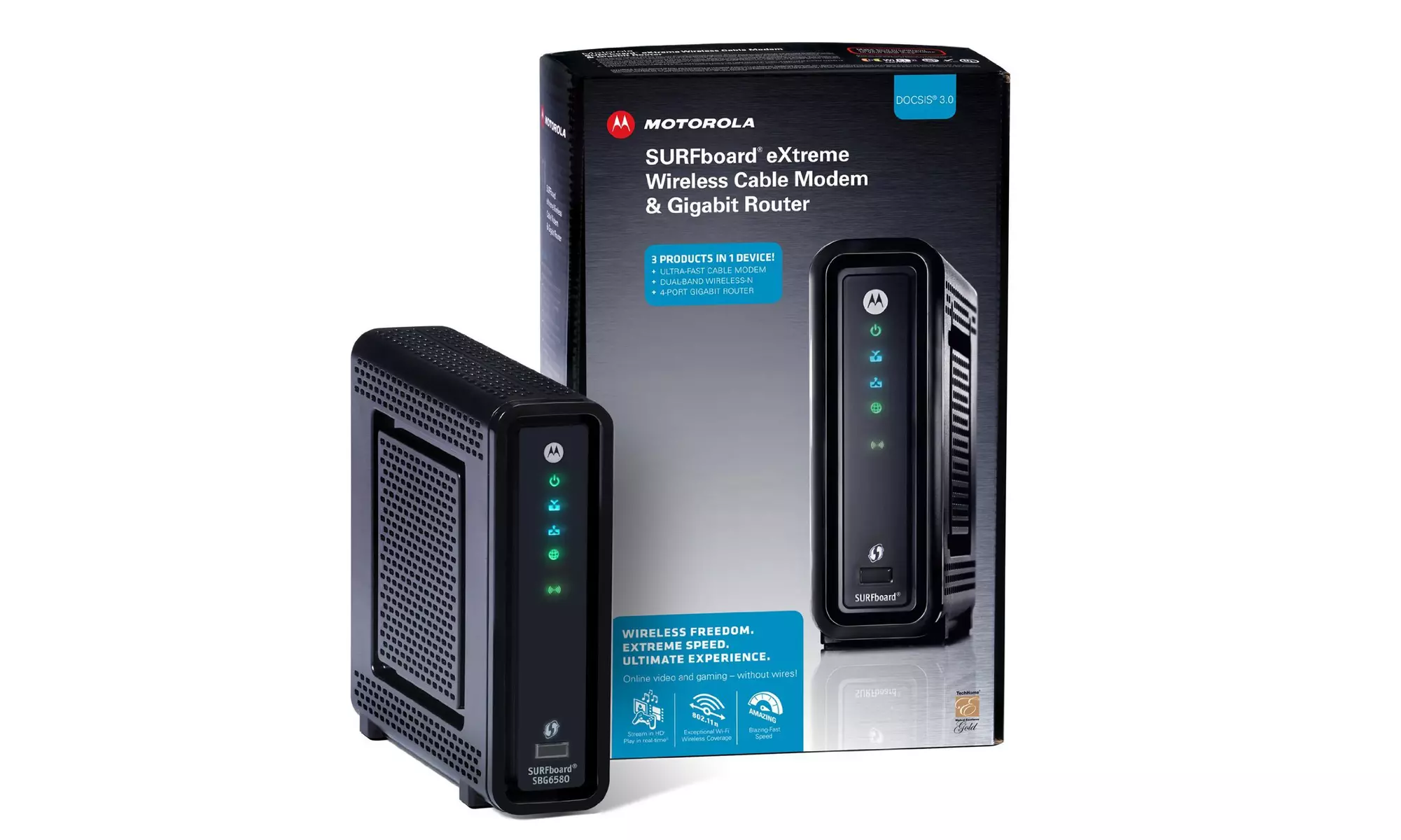 Motorola Surfboard Docsis 3.0 Wireless Gateway - Primary Image