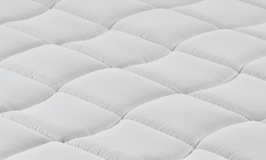 Image 4: Materasso con topper in memory foam ortopedico e sfoderabile