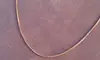 14K Rose Gold over Sterling Silver Box Chains