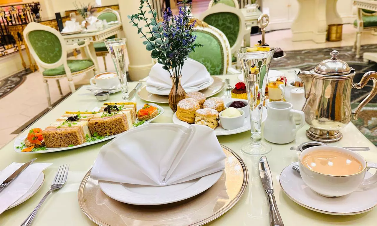 Opulent Traditional Afternoon Tea at 5-Star Bentley Hotel, London