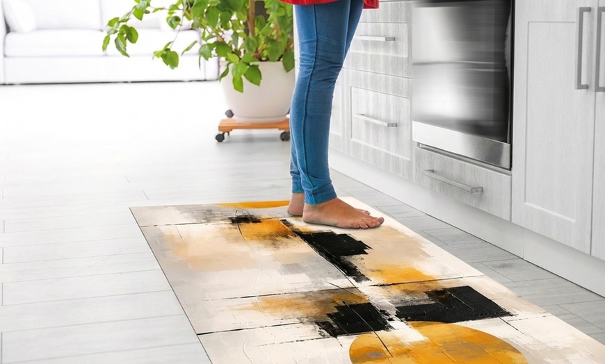 Image 7: Tapis de course coloré, résistant aux taches et antidérapant
