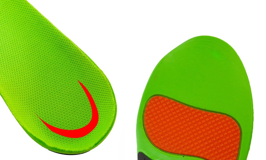 Image 6: High Arch Heel Support Plantar Flat Feet Orthotic Insoles Inserts Pad