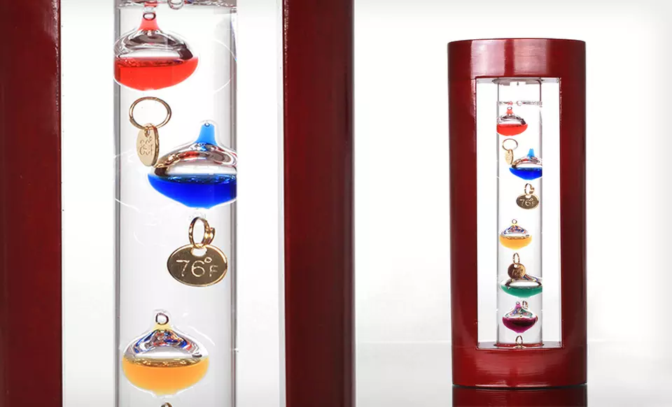 $8.99 for a Blown-Glass Galileo Thermometer ($29.95 List Price). Free Returns. - Primary Image