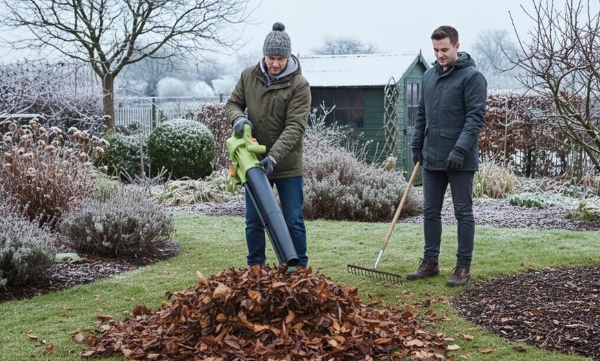 Image 2: Aspiratore soffiatore trituratore foglie 3 in 1 da 3000W