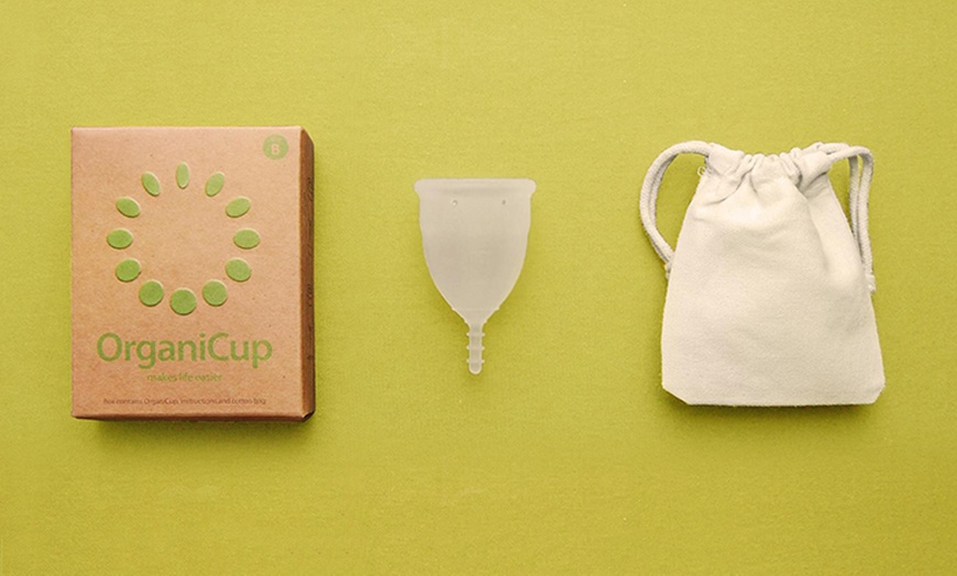 Image 1: OrganiCup Menstrual Cup (60% Off)