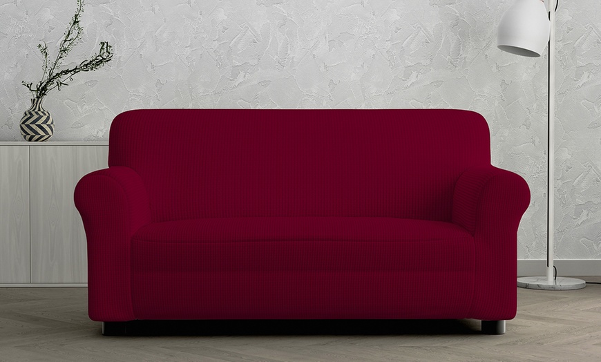 Image 4: Elastische stoel- of bankhoes 'Leslie'