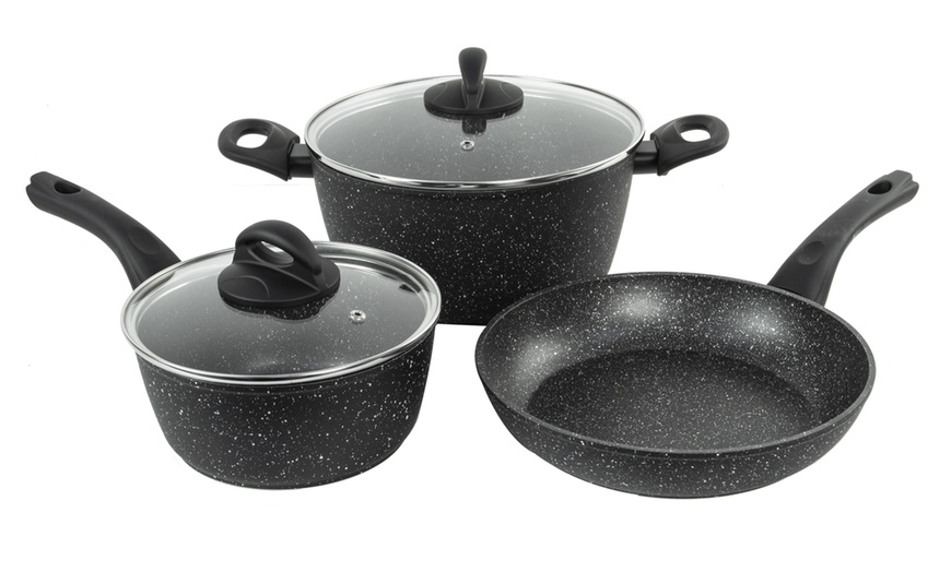 Image 6: Blackmoor 5 Piece Hybrid Stone Pan Set