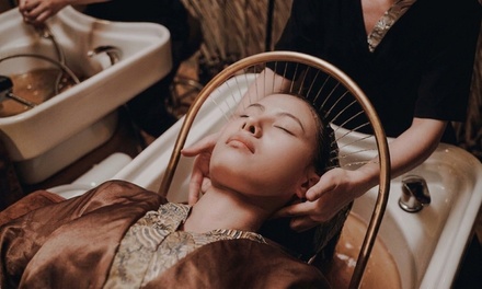 60 minutes Luxe Crown Head Spa + Exfoliation - Crown & Glory Studio