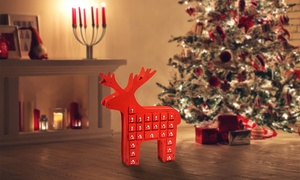 Reindeer Wooden Advent Calendar