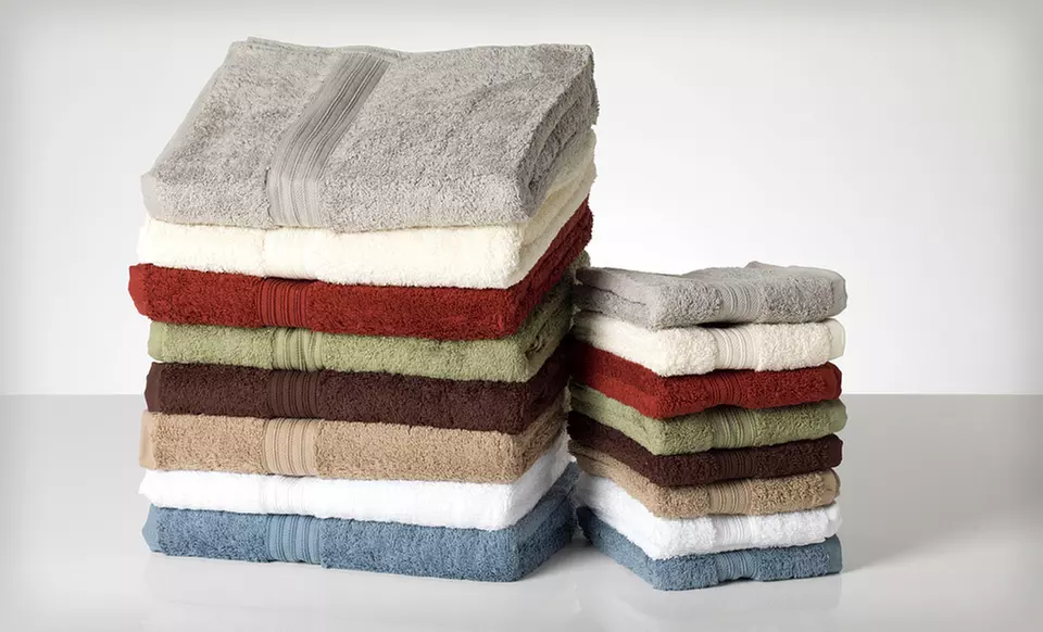 $31 for a Luxury 6-Piece Egyptian-Cotton Towel Set ($80 List Price). Eight Colors Available. Free Shipping and Returns. - Primary Image