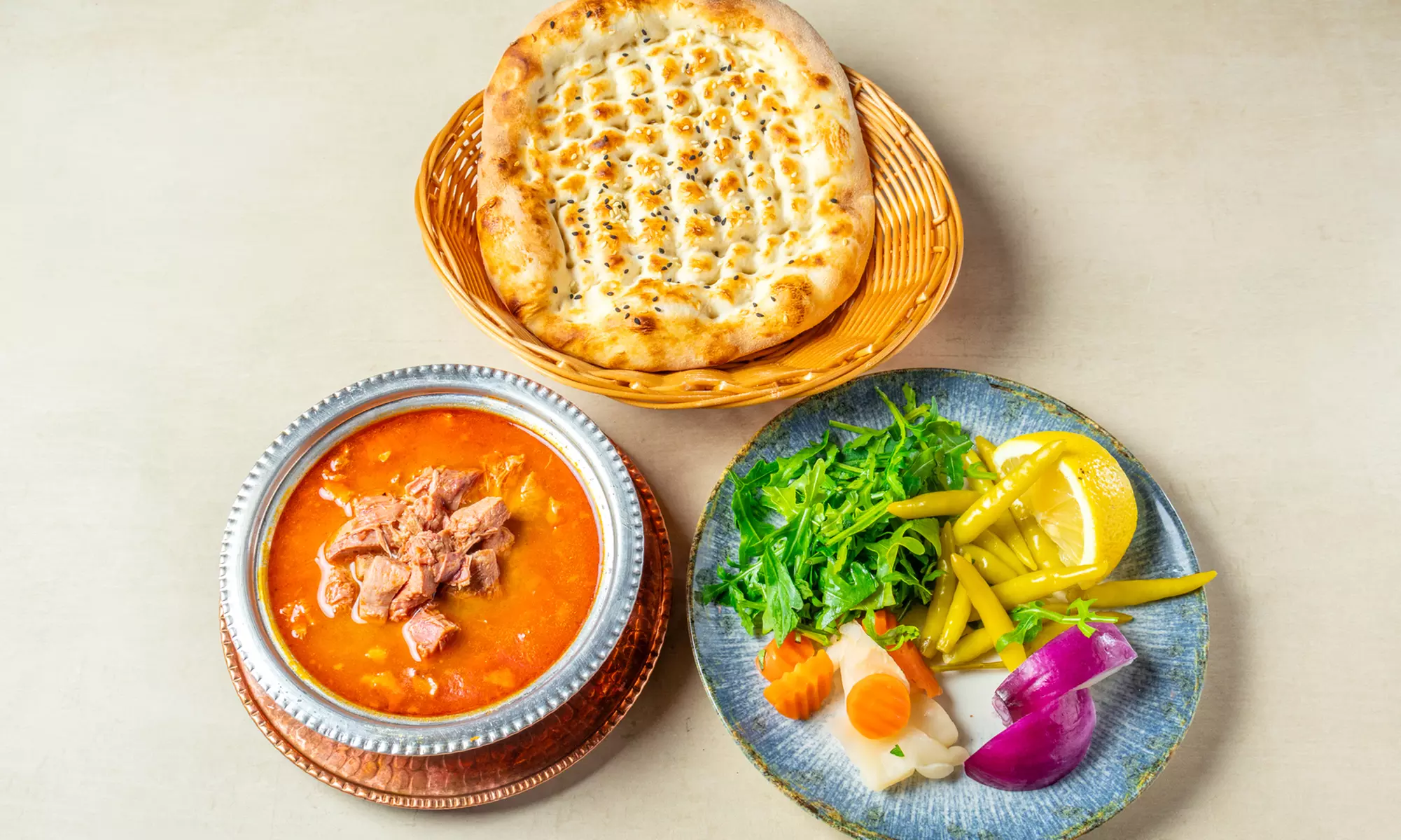 Authentisches türkisches 3-Gänge-Tagesmenü nach Wahl für 1-4 Personen