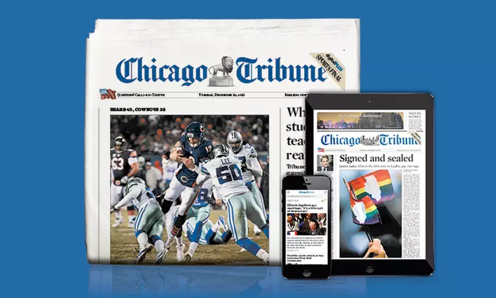 "Chicago Tribune" Sunday-Edition Subscription (Up to 82% Value. Three Options Available. - Primary Image