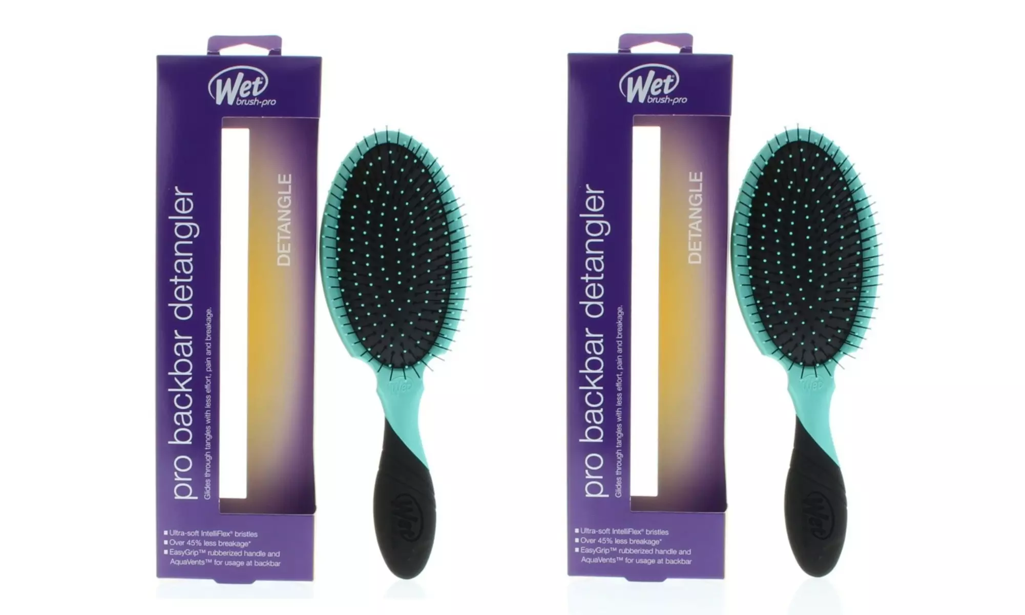 The Wet Brush Up to Three Packs of Original or Backbar or Detangler Brushes