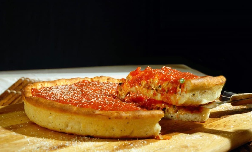 Image 1: 2 Large Oven Baked Subs w/ Two 20 Oz Drinks, 2 Topping Pizzas & More